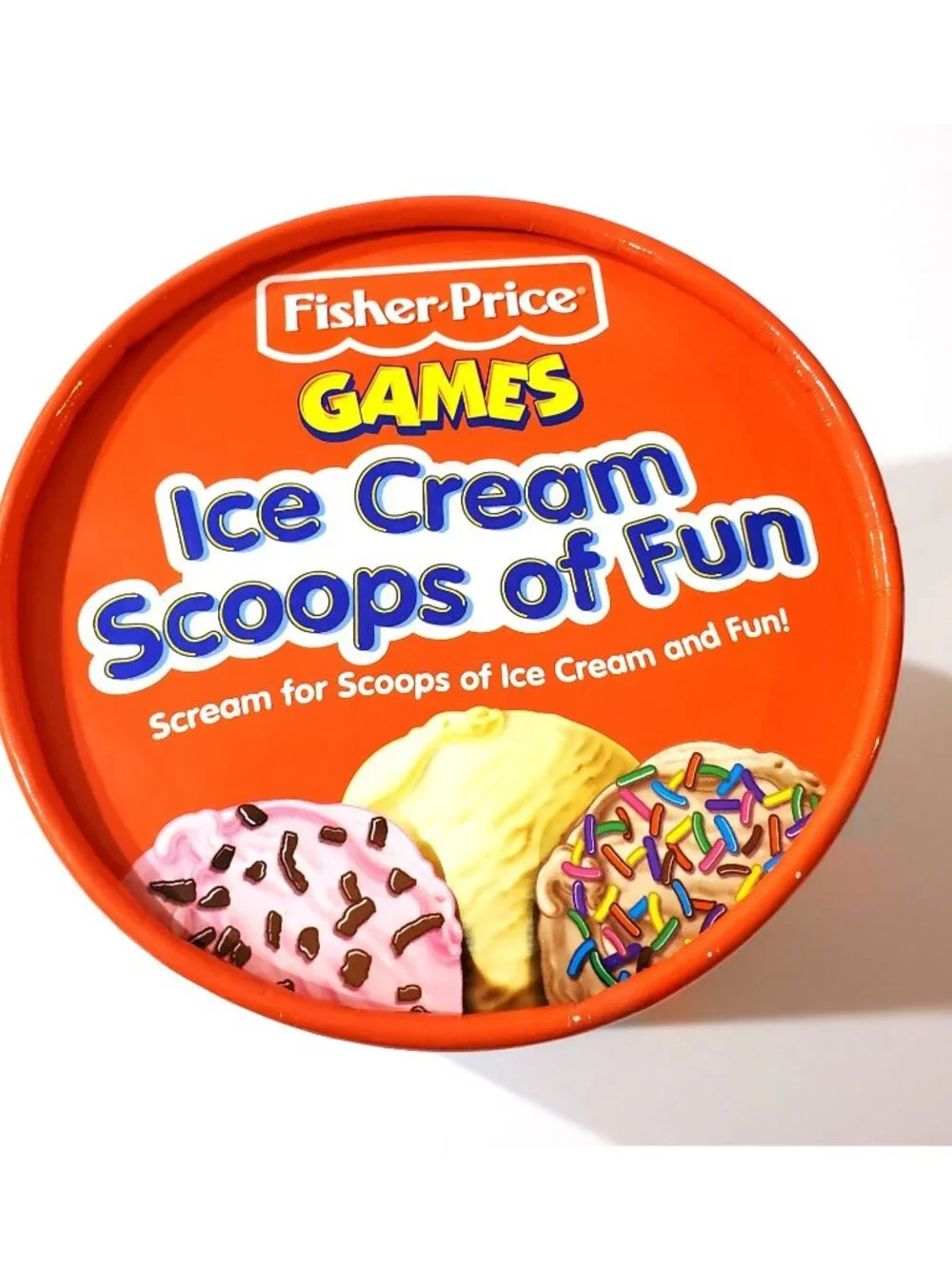 Fisher Price Game ICE CREAM SCOOPS OF FUN Complete teach learn matching & color